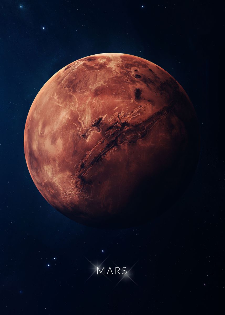 'Mars Galaxy' Poster by maystudio | Displate