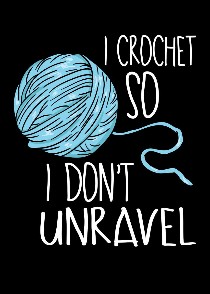 'Crocheting' Poster by Shiva121 | Displate