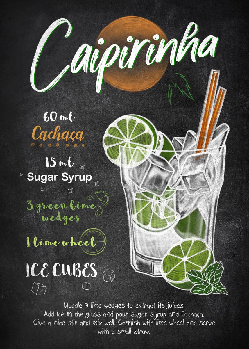 'Caipirinha' Poster by Joan Derpp | Displate