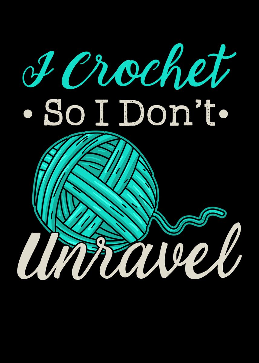 'Crocheting' Poster by Shiva121 | Displate