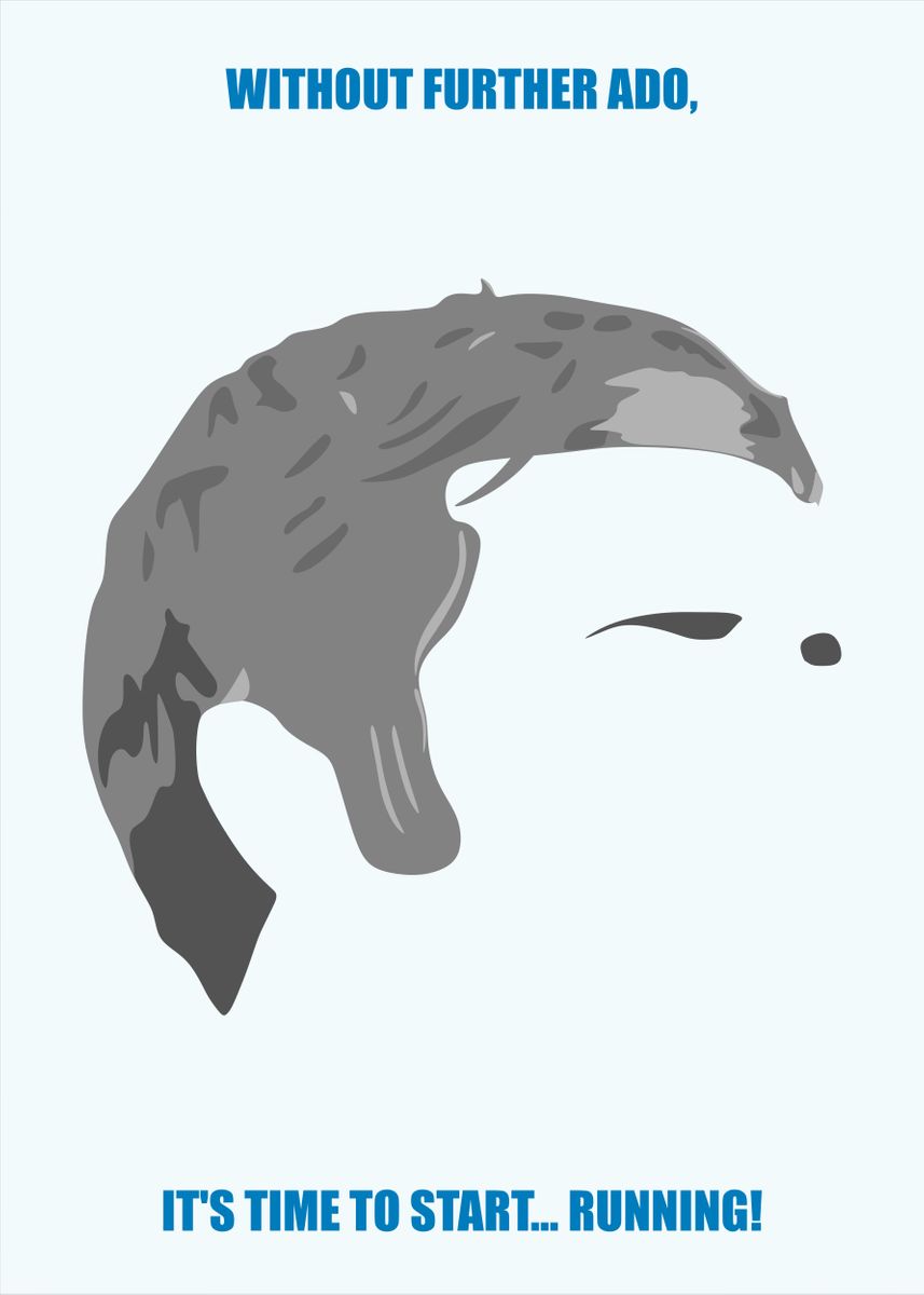 'Its time to start running' Poster, picture, metal print, paint by Josh ...