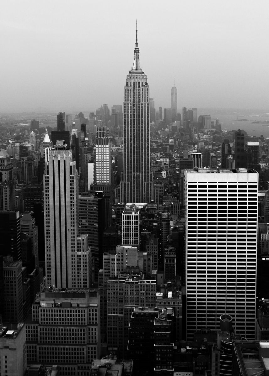 'New York City Empire State' Poster by Max Ronn | Displate