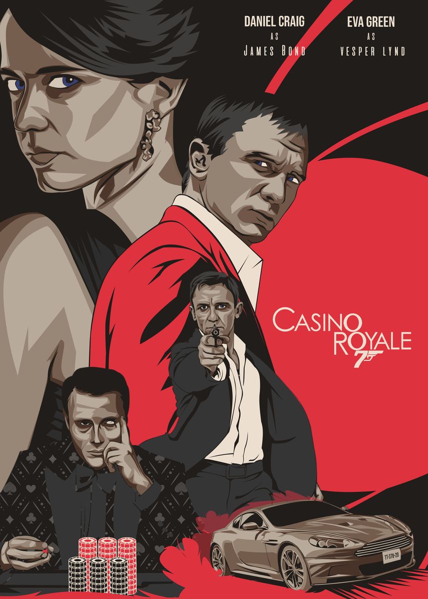 James Bond Casino Royale' Poster by Michael Jolly Macabalitao |