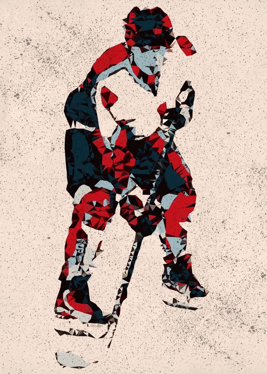 'Hockey Player' Poster by 1x Merch Displate