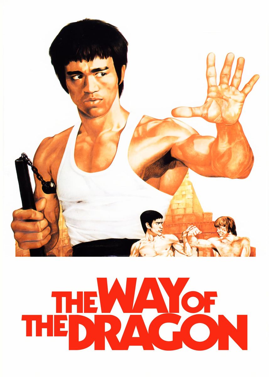 'The Way of the Dragon' Poster, picture, metal print, paint by ...