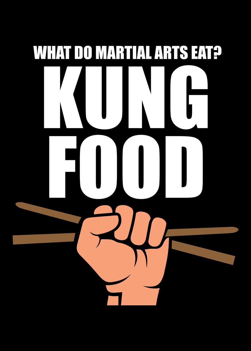 'Kung Fu Master Martial Art' Poster by Sebastian Wünsche Displate