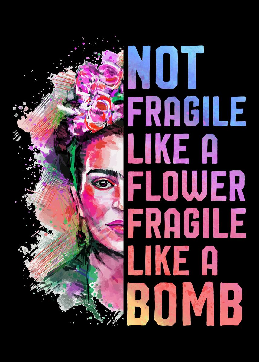 fragile-like-a-bomb-poster-by-cooldruck-displate