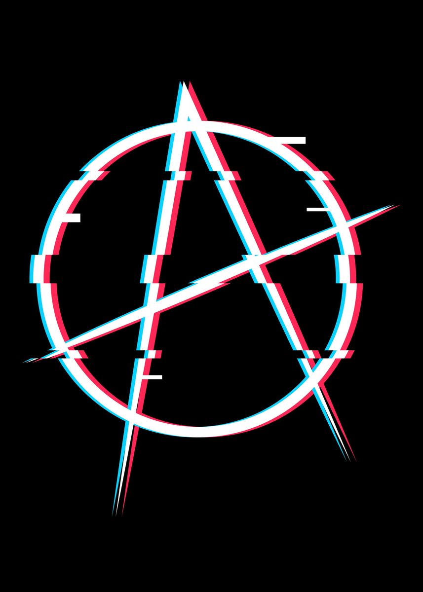 'Anarchy Symbol Anarchist A' Poster by AestheticAlex | Displate