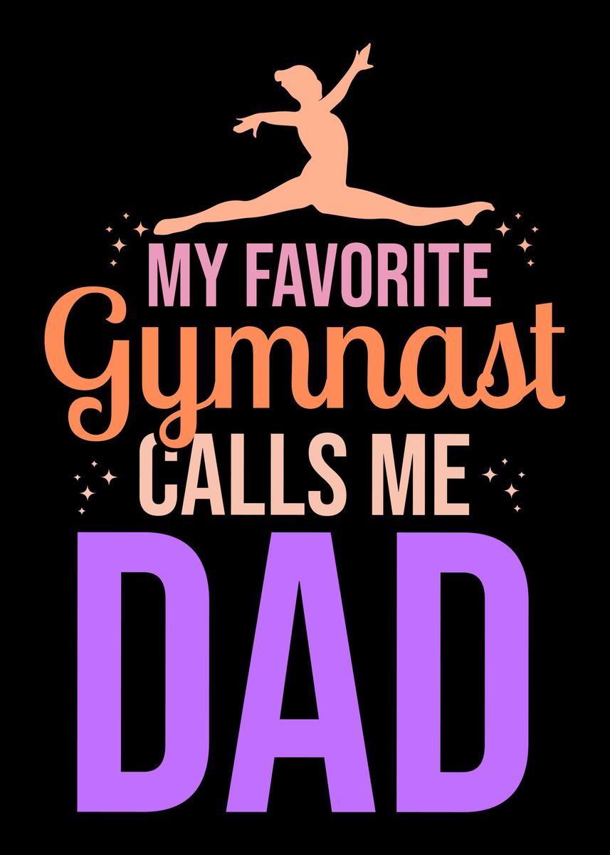 gymnast-dad-gymnastics-poster-picture-metal-print-paint-by