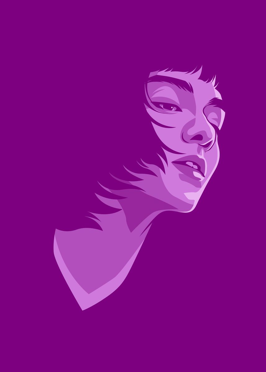 'Aesthetic Girl' Poster by Abiyyu Itisham Displate