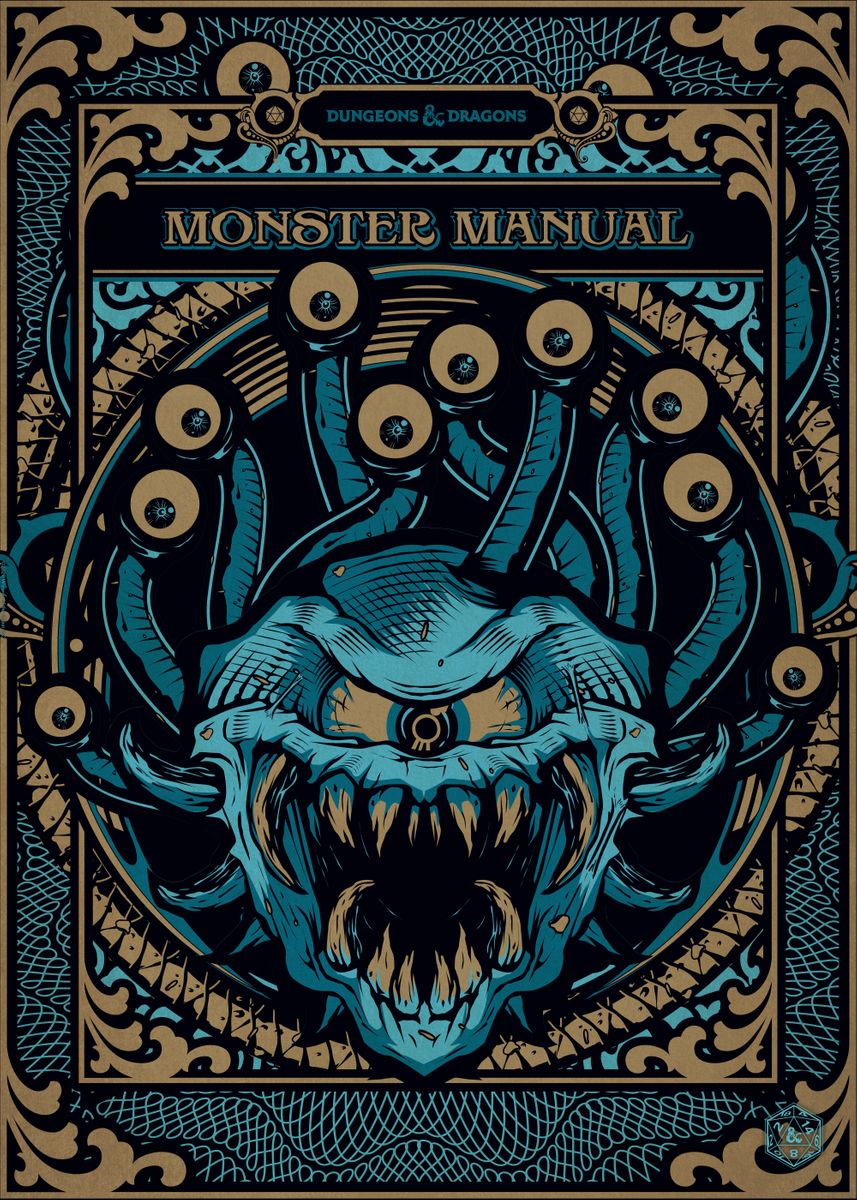 Reembolso Túnica Contracción Monster Manual' Poster by Dungeons and Dragons | Displate