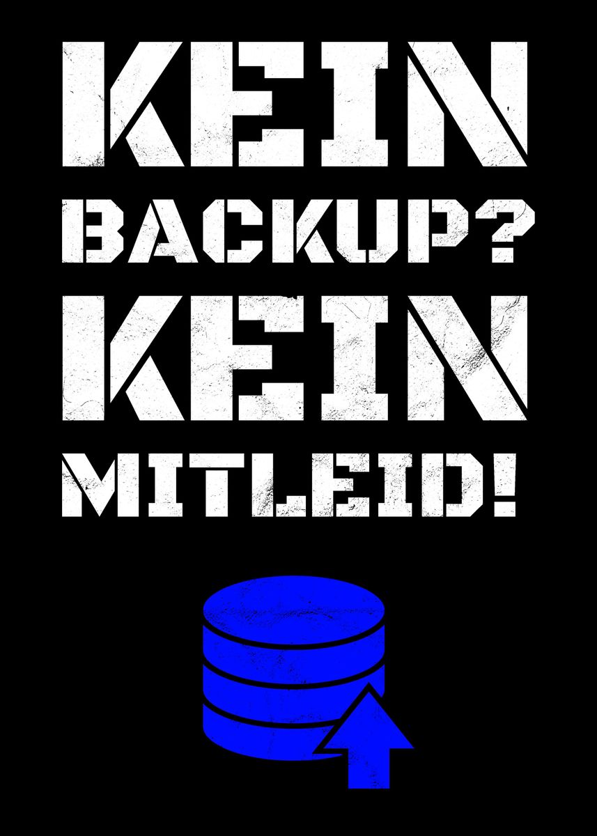 'Admins Spruch fr Nerds' Poster, picture, metal print, paint by