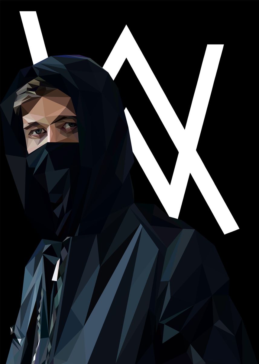 'Alan walker' Poster, picture, metal print, paint by Most Popular Cult ...