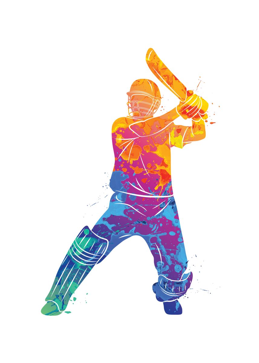 'Aesthetic Cricket' Poster, picture, metal print, paint by StonerPlates ...