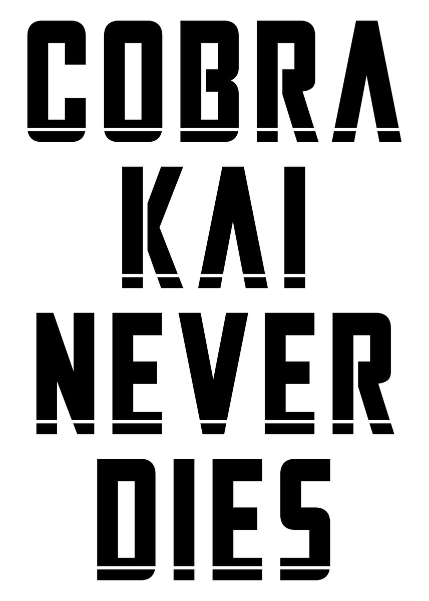 cobra kai never dies logo