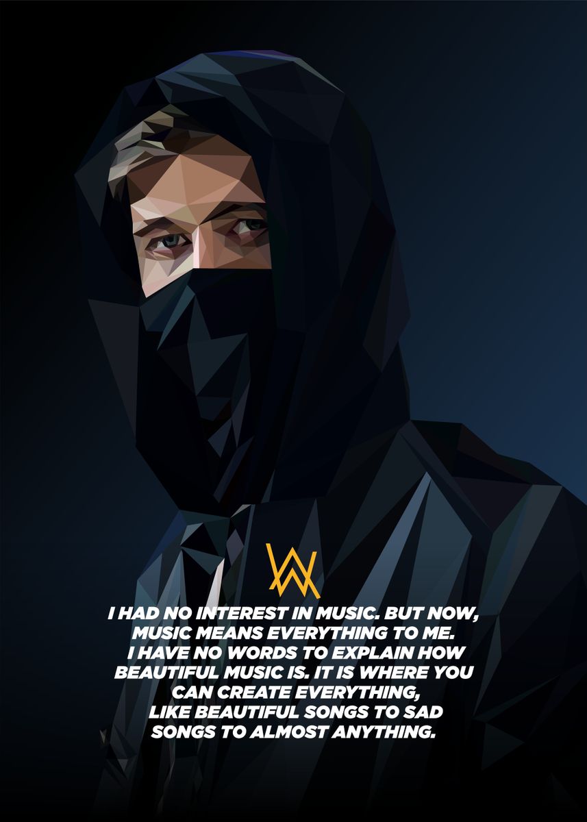 'alan Walker' Poster By Most Popular Cult Posters 