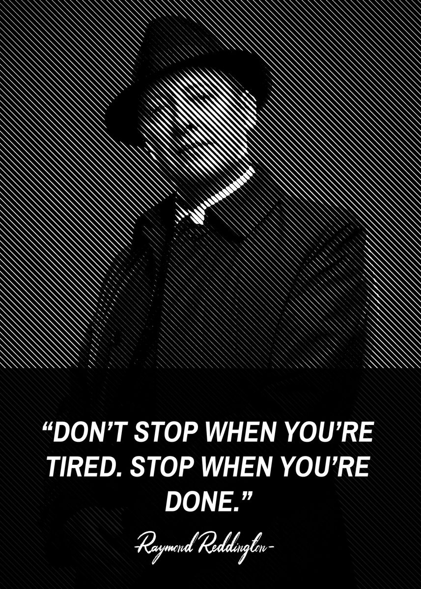 'raymond reddington' Poster by Gomes Leonard Displate