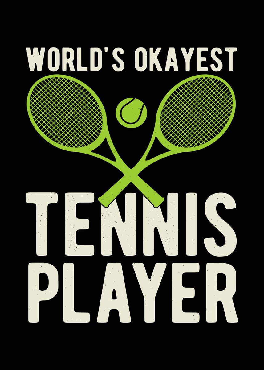 'Worlds Okayest Player' Poster, picture, metal print, paint by Visualz ...