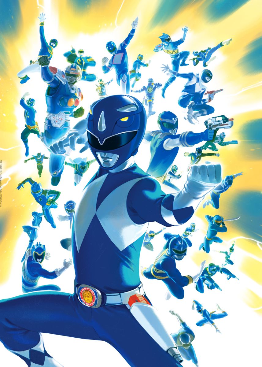 Blue Power Ranger' Poster by Power Rangers | Displate