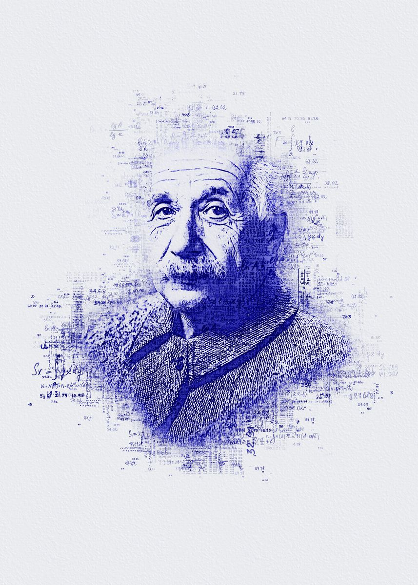 'Albert Einstein Emc2' Poster by noer thoif | Displate