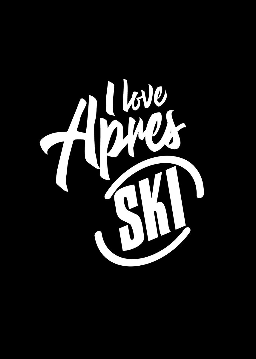 'Afterski Apres Ski Party ' Poster by dr3designs | Displate