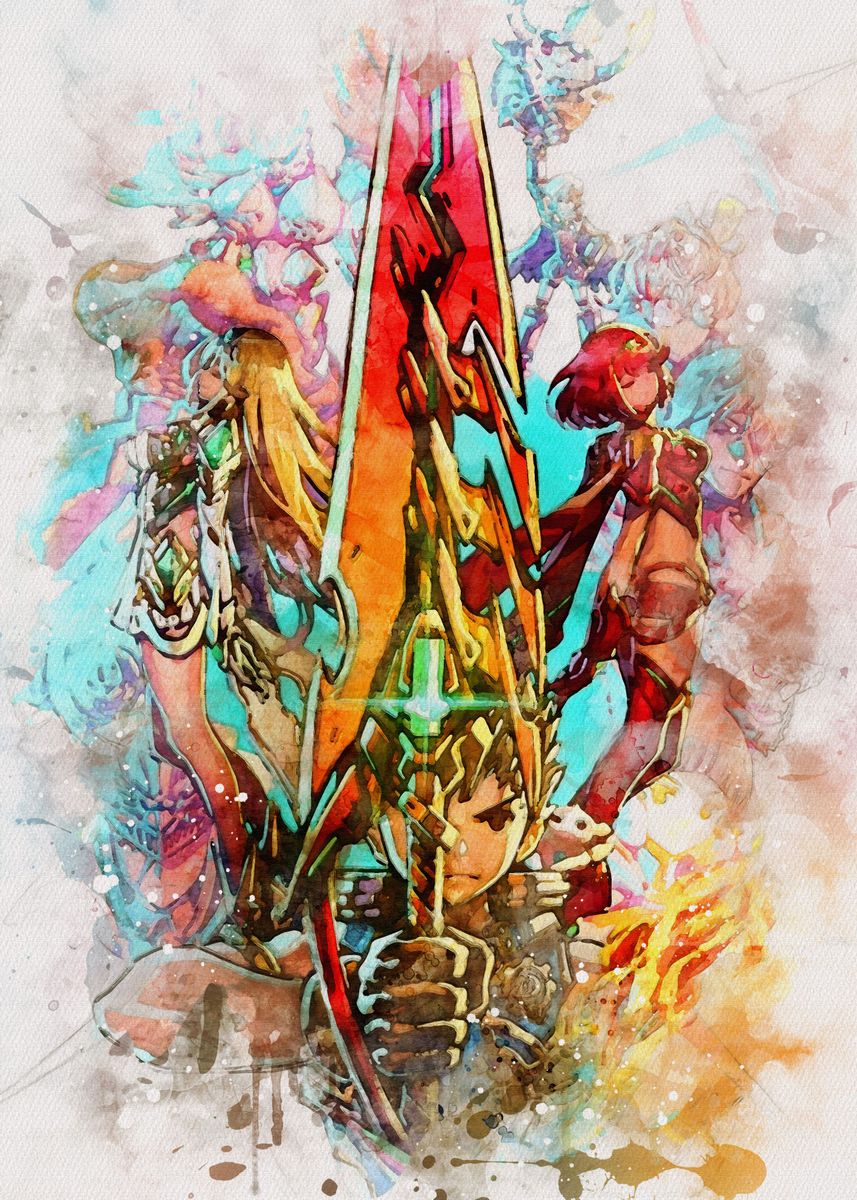  Xenoblade Chronicles Poster By MarcosHarris Studio Displate