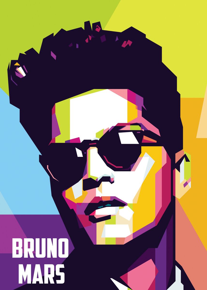 'Bruno Mars ' Poster by Muhammad Renaldy | Displate