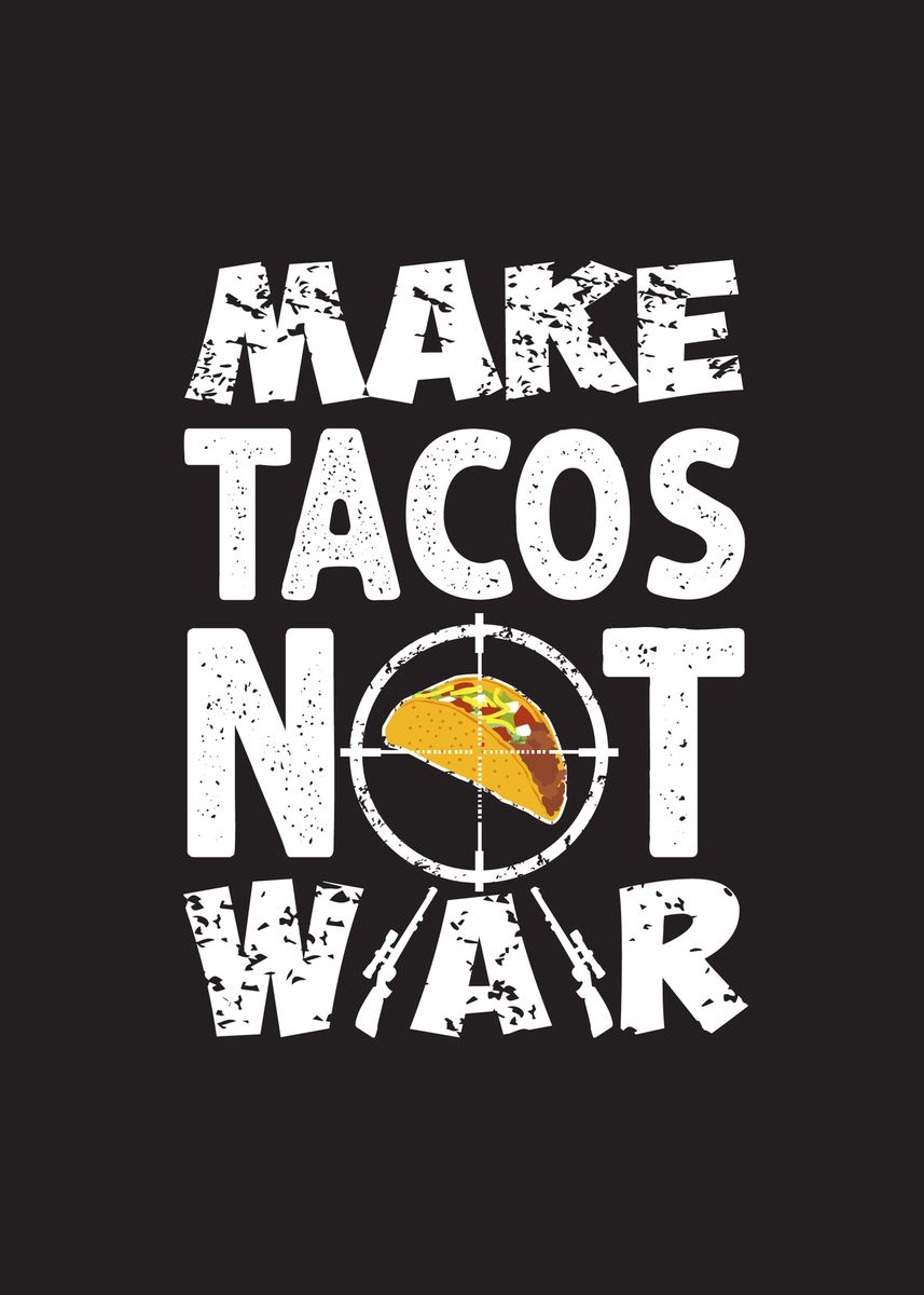 'War Tacos' Poster by Beone Digital Displate