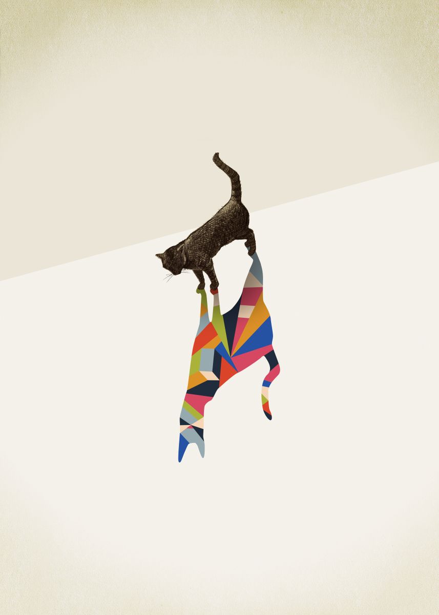 'Cat' Poster by Jason Ratliff | Displate