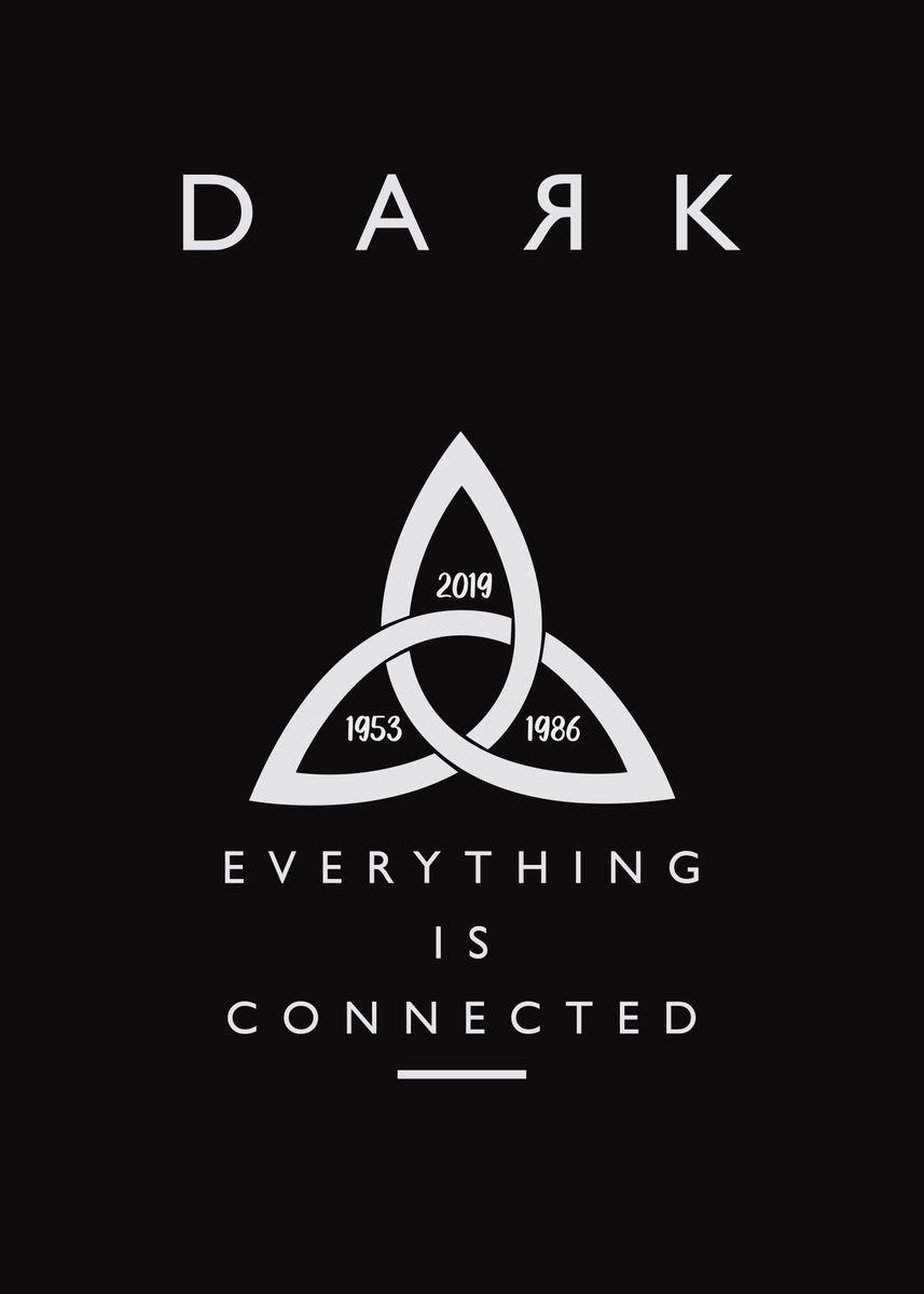 Dark Netflix, black, dark, dark series, everything is connected