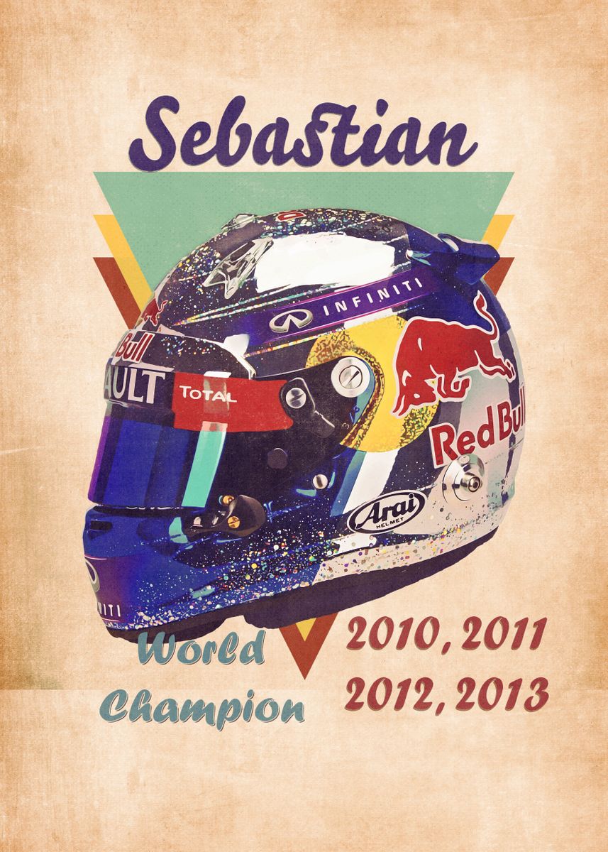 Fernando Alonso helmet' Poster, picture, metal print, paint by Abraham  Szomor