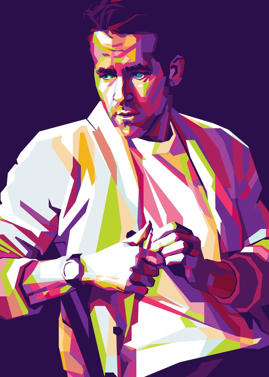 Ryan Reynolds Poster Entertainment Weekly Art Poster 24x36 Multi-Color  Square Adults Best Posters