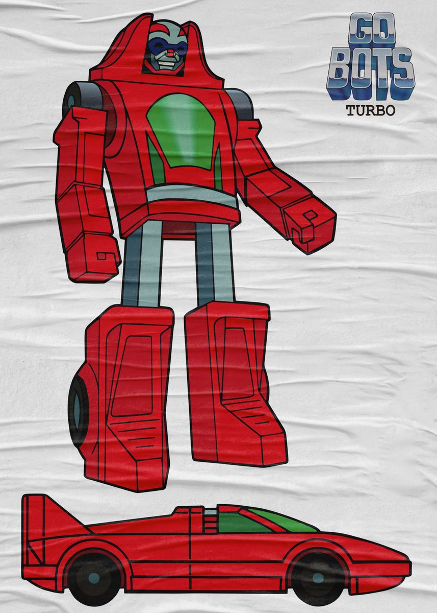 'GoBots Turbo' Poster by Manuel Garcia | Displate