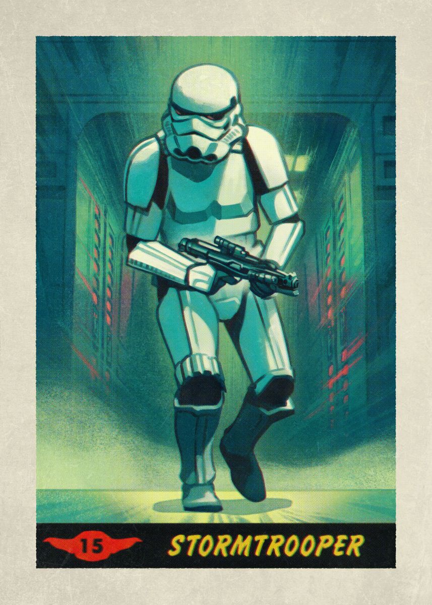 'Stormtrooper' Poster, picture, metal print, paint by Star Wars | Displate