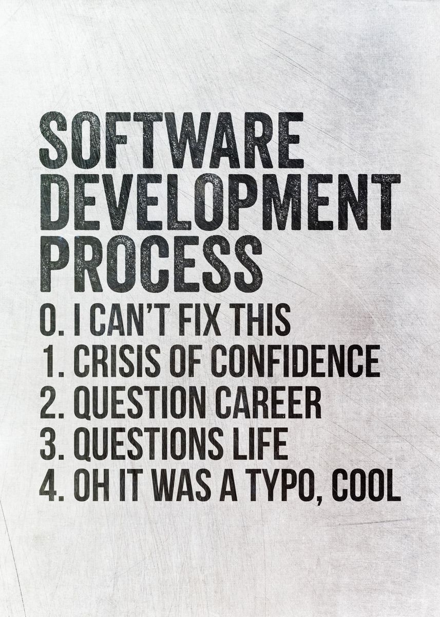 'Software Development ' Poster, picture, metal print, paint by ...