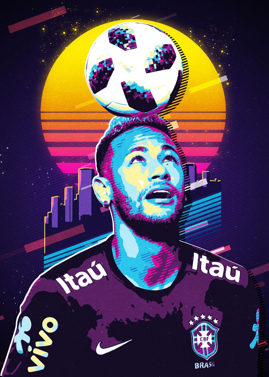 'Neymar Jr ' Poster by Sonni | Displate