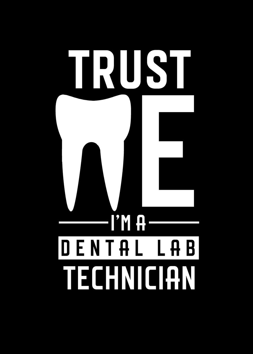 'Dental Lab Technician' Poster by dr3designs Displate