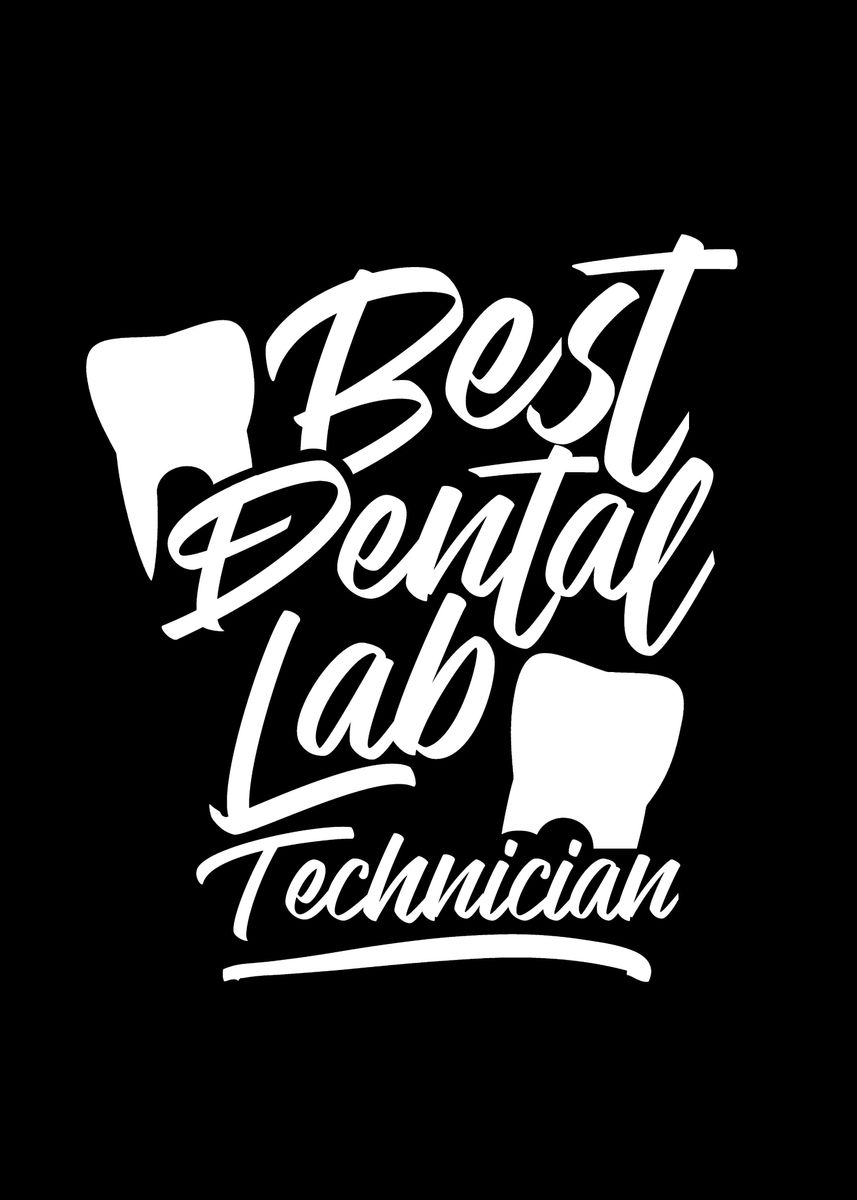 'Dental Lab Technician' Poster by dr3designs Displate