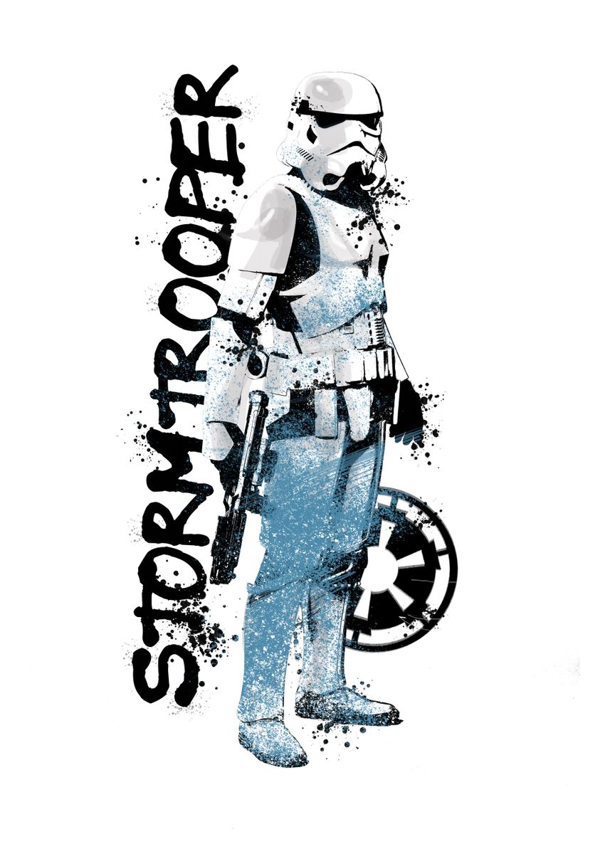 'Stormtrooper' Poster, picture, metal print, paint by Star Wars | Displate
