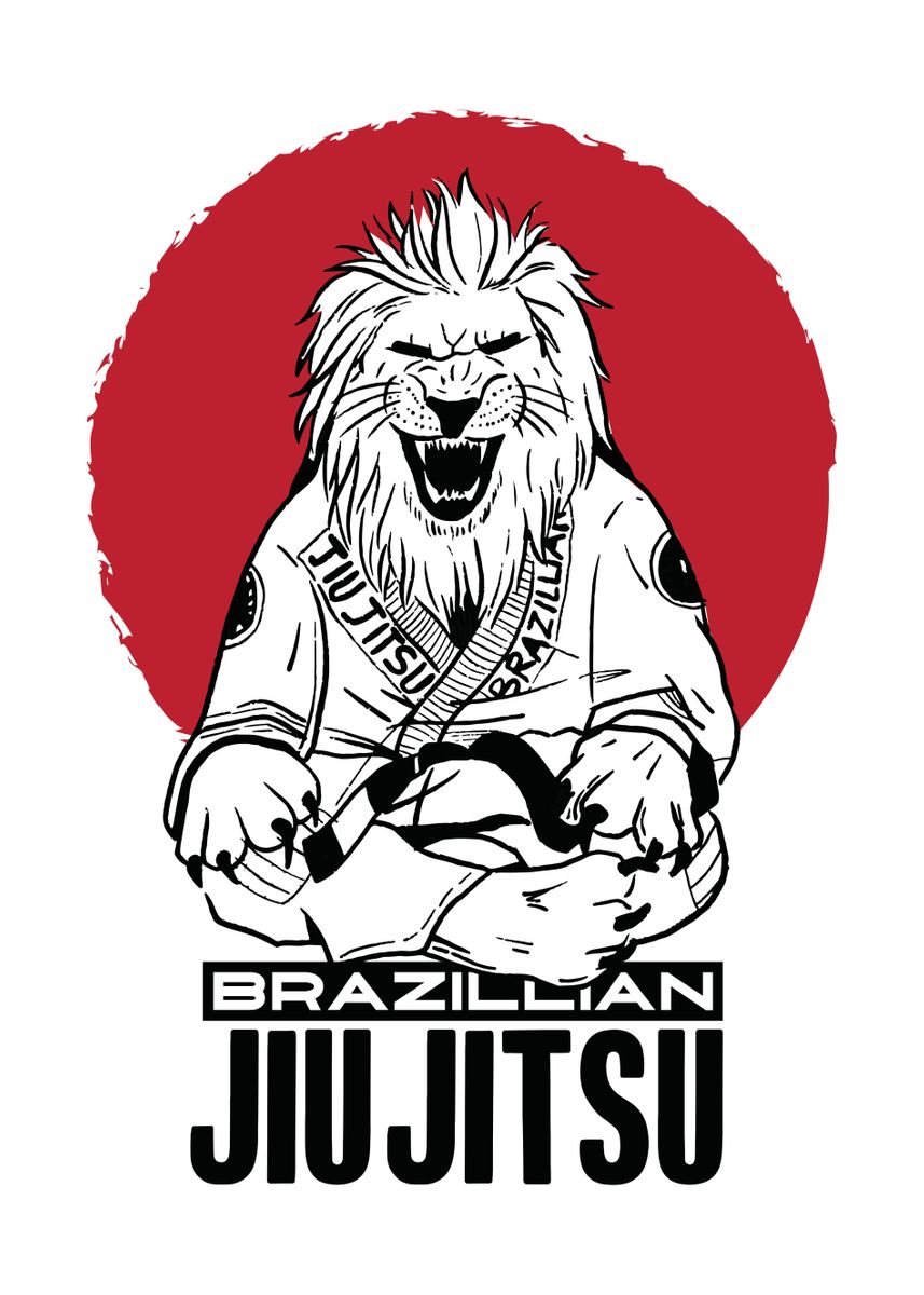 brazilian jiu jitsu artwork