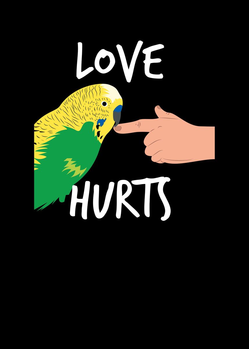 'Parakeet Owner Gift' Poster by PlateMadeStuff Displate