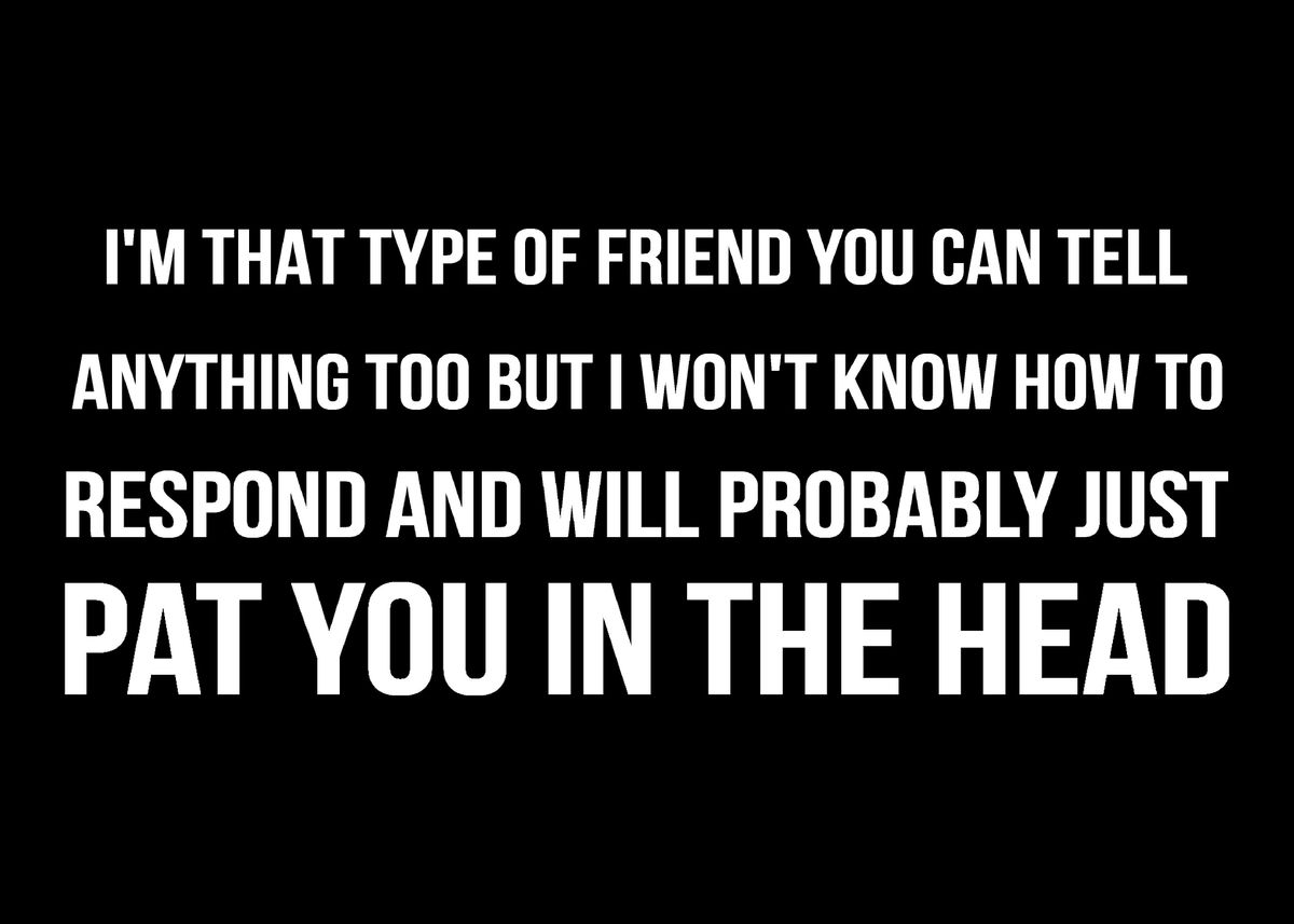 'Pat Your Head Loving Frien' Poster by Powdertoastman Displate