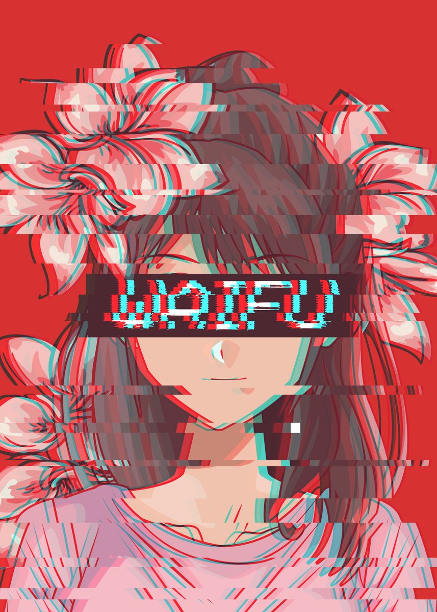 Anime Girl Aesthetic Waifu' Poster by AestheticAlex | Displate