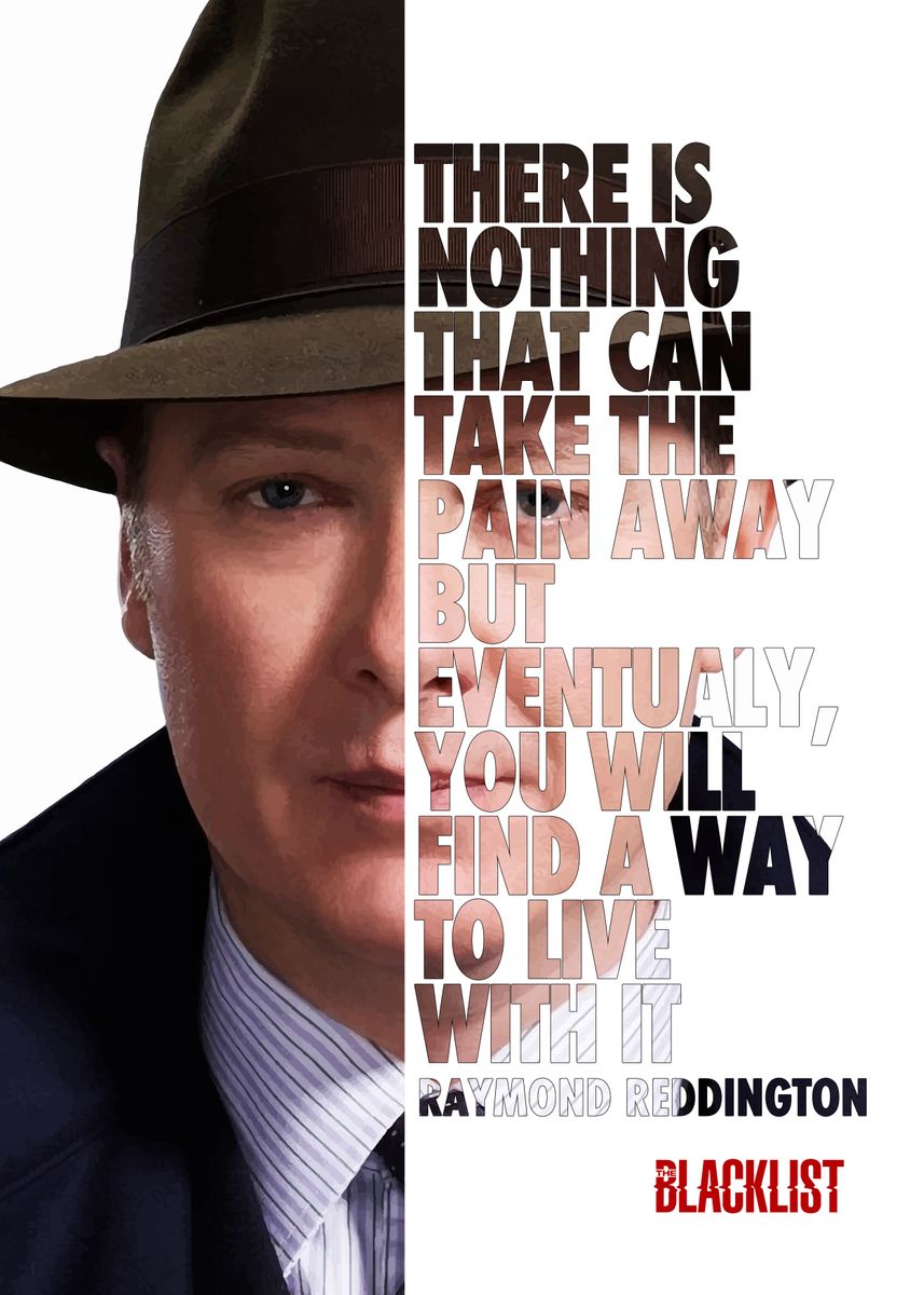 'Raymond Reddington' Poster by DesignerMind Displate