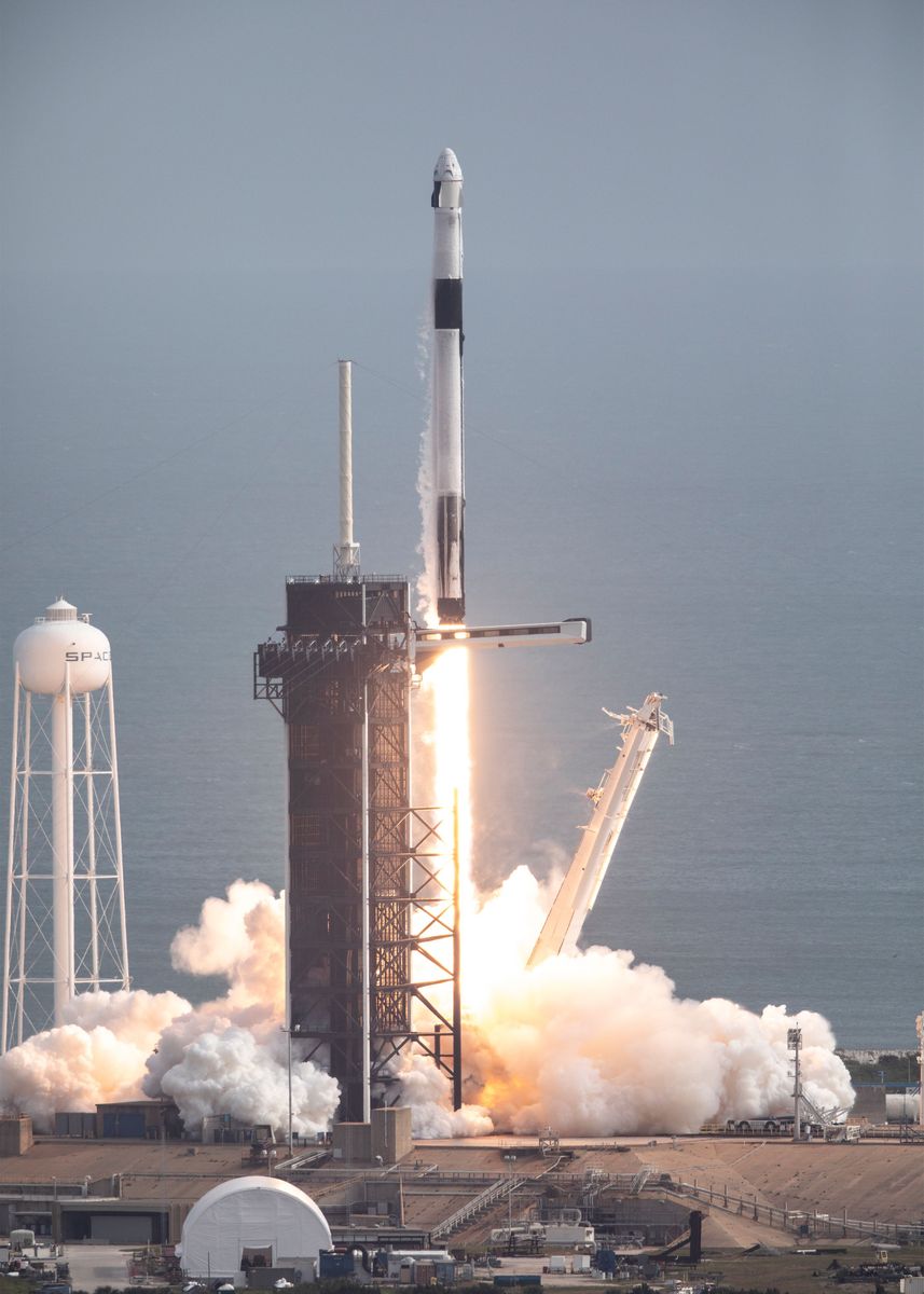 'Falcon 9' Poster by Conceptual Photography | Displate