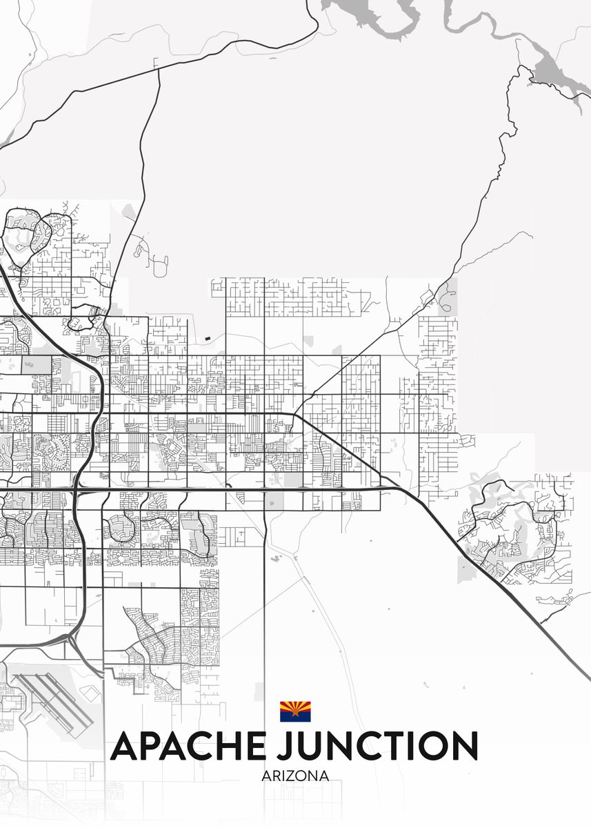 'Apache Junction AZ' Poster by IMR Designs Displate