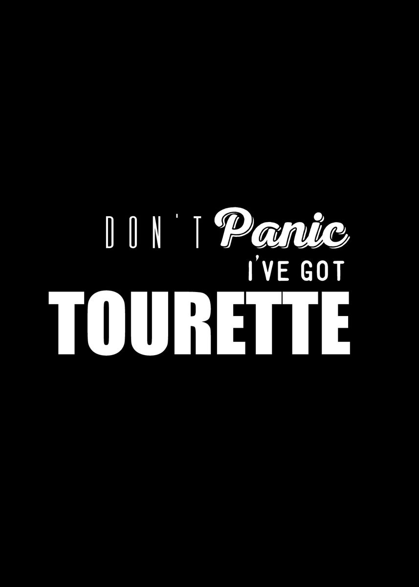 'Tick Syndrome Tourette ' Poster, picture, metal print, paint by ...