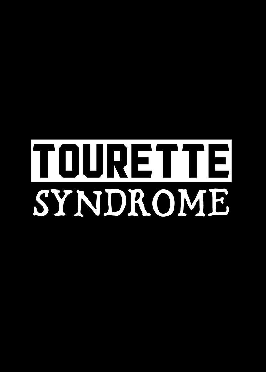 'Cute Tourette Syndrome ' Poster, picture, metal print, paint by ...