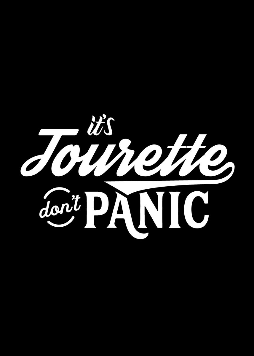'Syndrome Tourette Cute ' Poster, picture, metal print, paint by ...