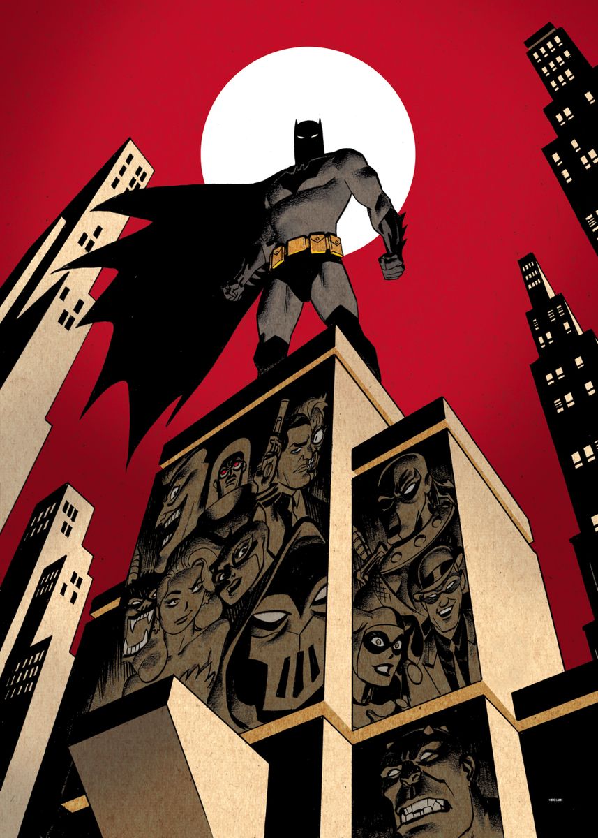 ' BATMAN by Dave Johnson' Poster by DC Comics   | Displate